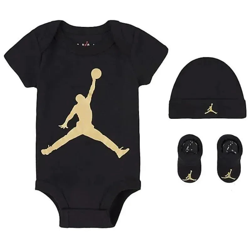 Jordan Baby - 3Pk Basic Set Black & Gold
