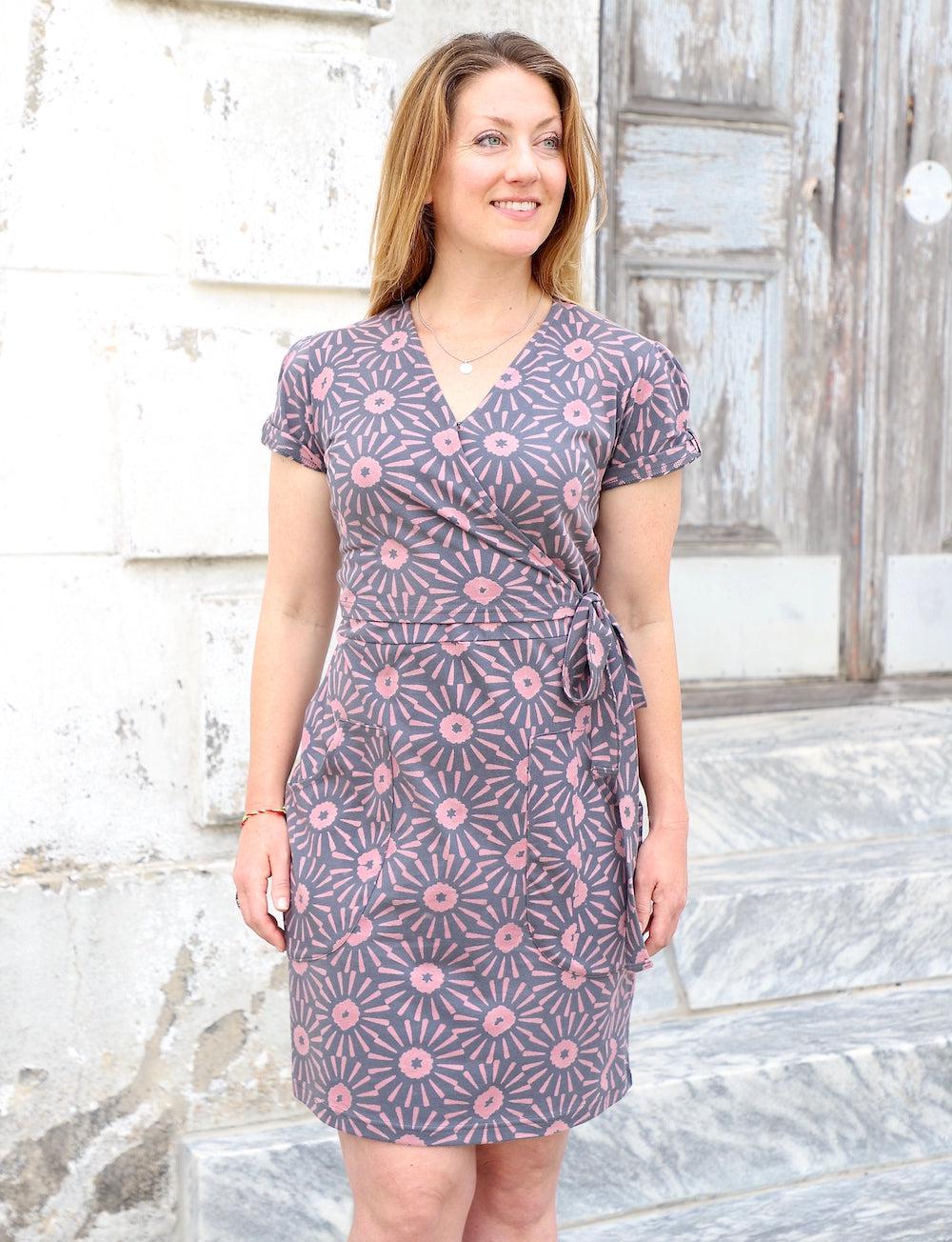 Helios Half Wrap Dress