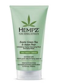 Hempz Exotic Green Tea and Asian Pear Mud and Body Mask 6.7 oz
