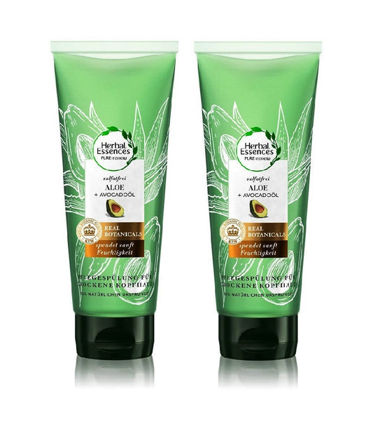 2xPack Herbal Essences Aloe + Avocado Oil Hair Mask - 360 ml