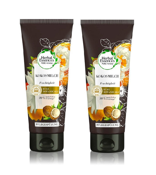 2xPack Herbal Essences Coconut Milk Hair Mask - 400 ml