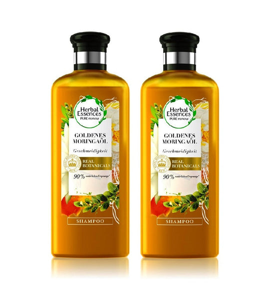 2xPack Herbal Essences Golden Moringa Oil Hair Shampoo - 500 ml