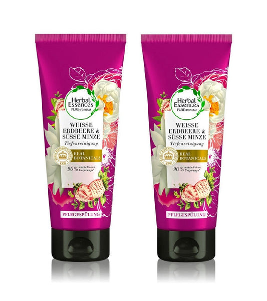 2xPack Herbal Essences White Strawberry & Sweet Mint Hair Mask - 400 ml