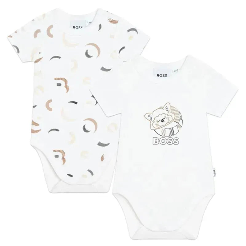 Hugo Boss Baby - 2Pk Baby Onesies, White