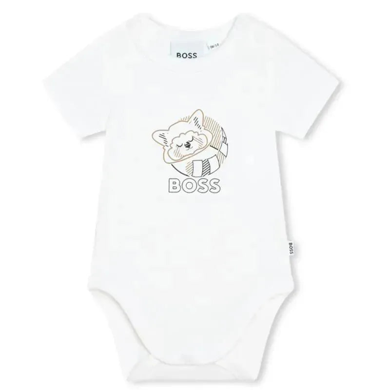 Hugo Boss Baby - 2Pk Baby Onesies, White