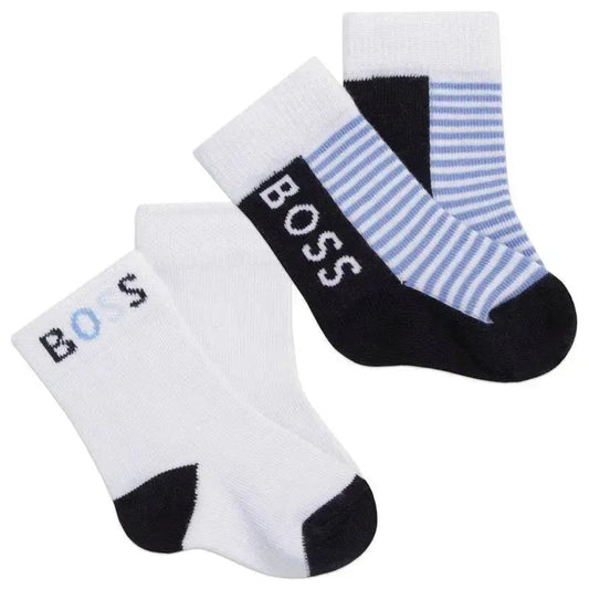 Hugo Boss Baby - 2Pk Boy Socks, Navy