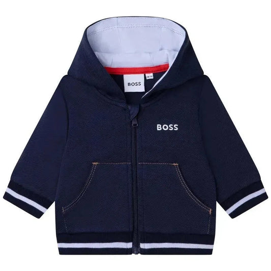 Hugo Boss Baby - Boy Hooded Cardigan, Navy