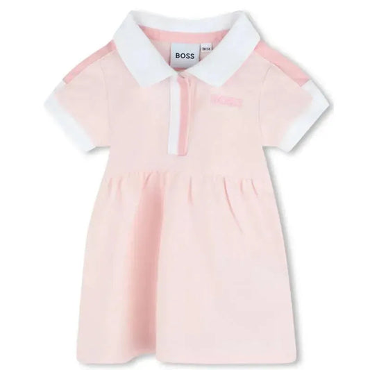 Hugo Boss Baby - Girl Polo Dress Girl, Light Pink
