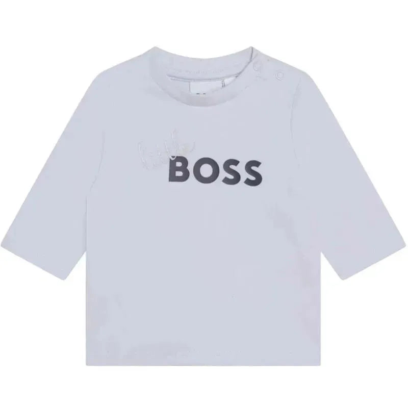 Hugo Boss Baby - Long Sleeve T-Shirt Little Boss, White