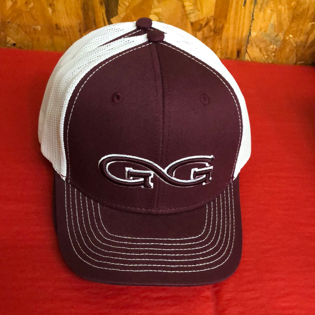 GameGuard Maroon  White Mesh