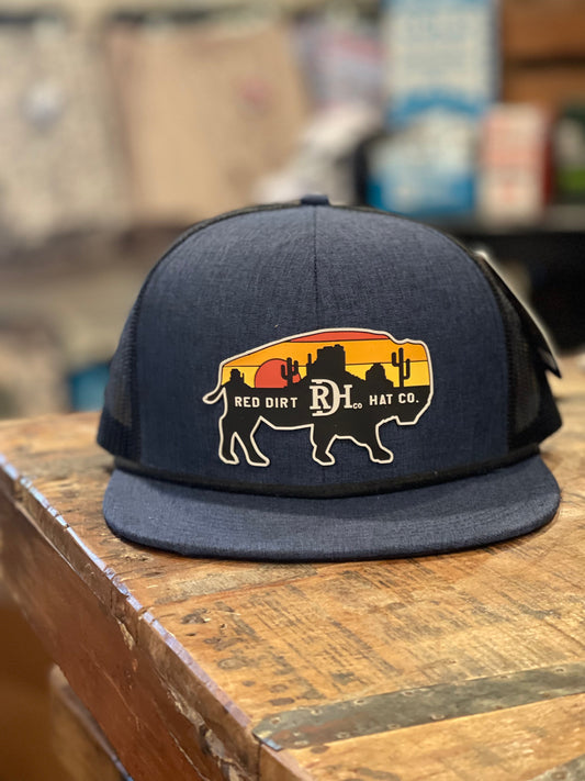 Red Dirt Hat Co. Billboard Heather Navy