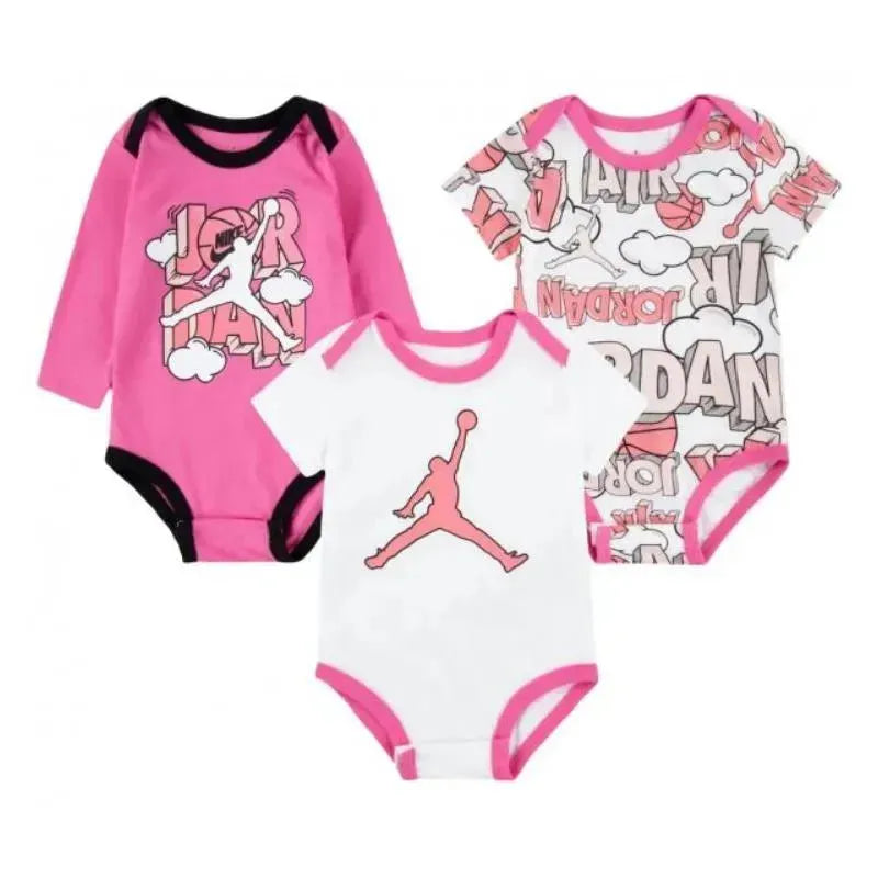 Jordan Baby - Girl Air Baby Girls Comic Bodysuit, Pink