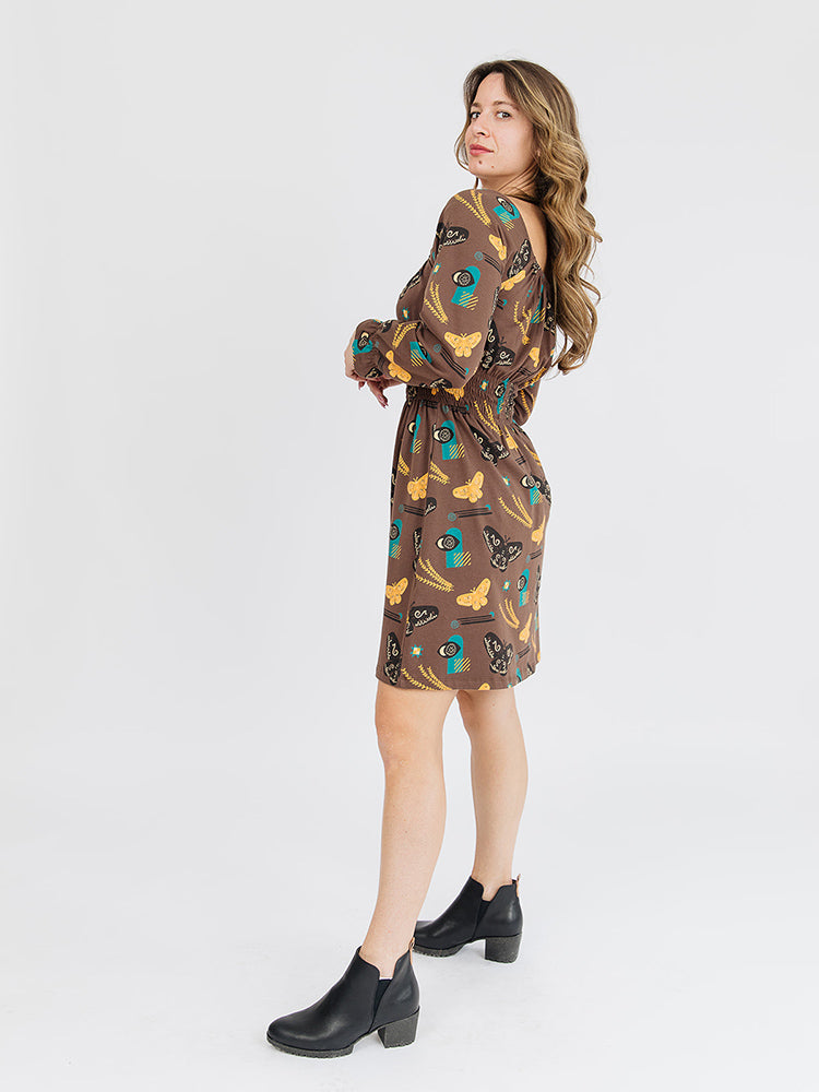 Juliet Autumn Quilt Mini Dress