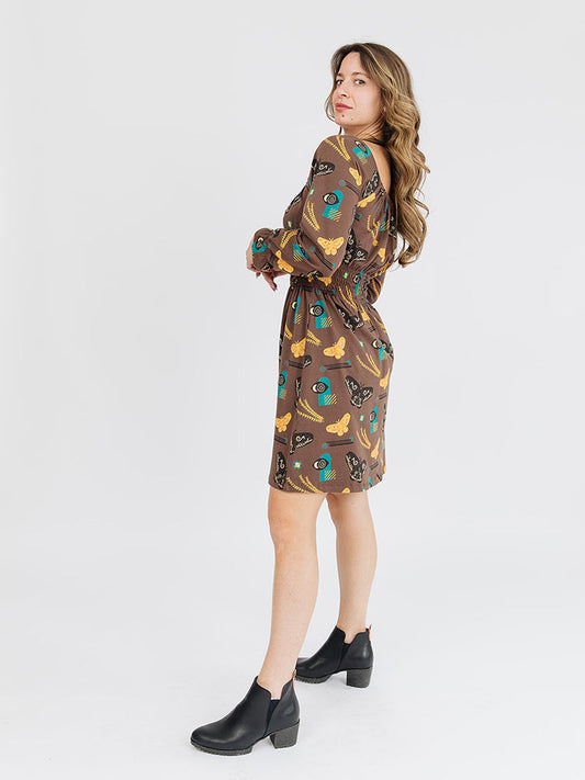 Juliet Autumn Quilt Mini Dress