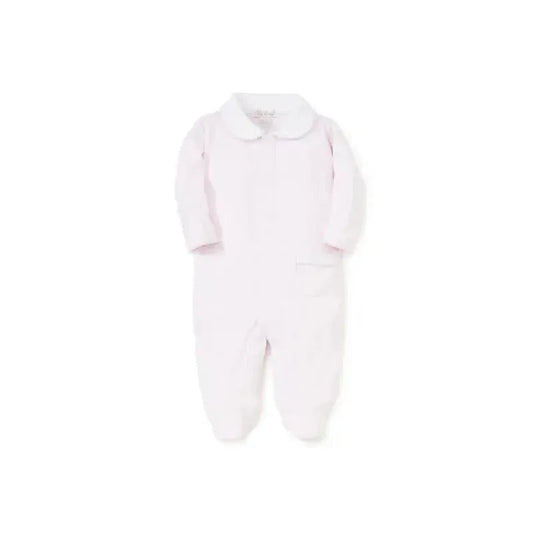 Kissy Kissy - Baby Girl New Beginnings Footie With Collar, Pink