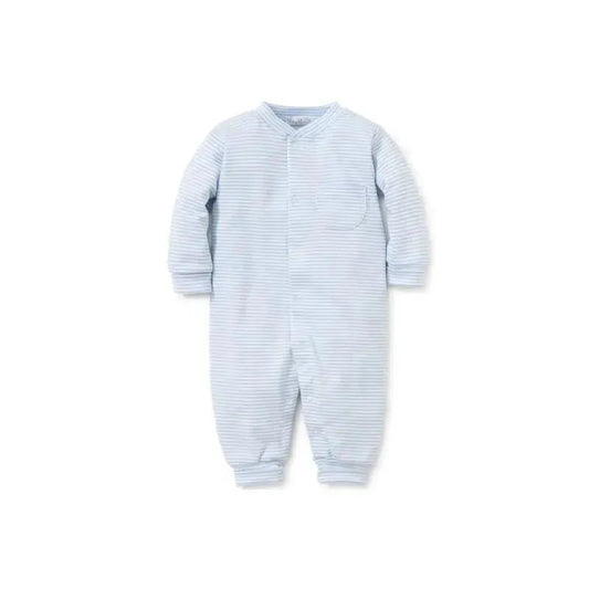 Kissy Kissy - Baby Boy Stripes Playsuit, Light Blue