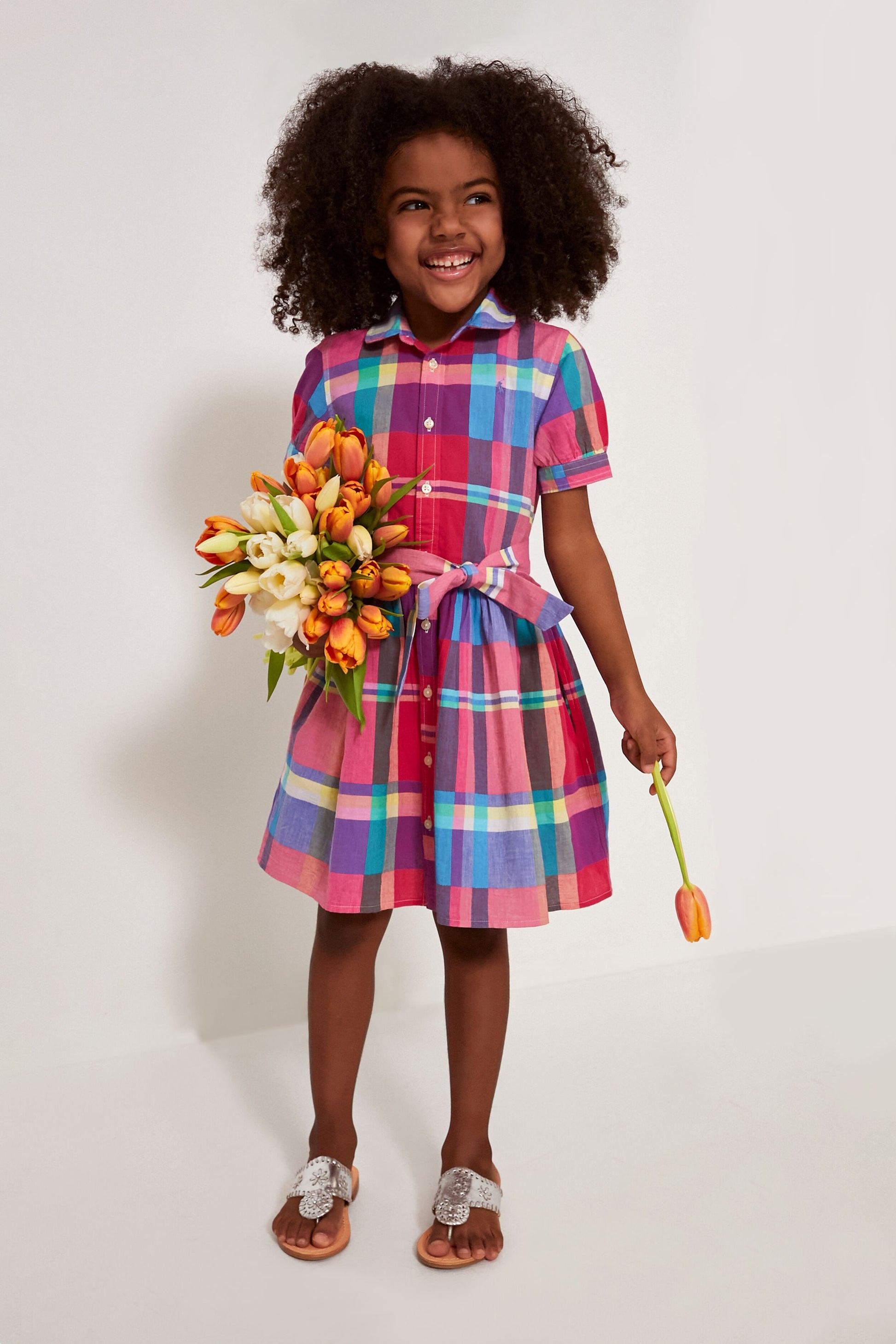 Cotton Madras Shirtdress