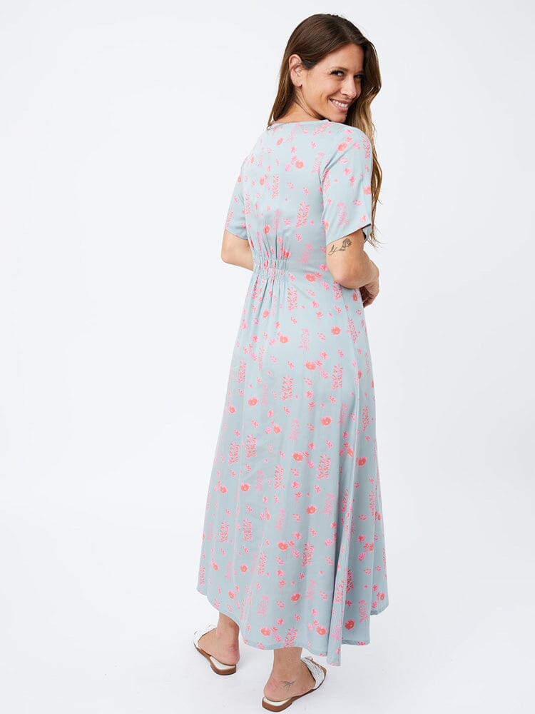 Artsy Traveler Tencel Botanical Midi Dress