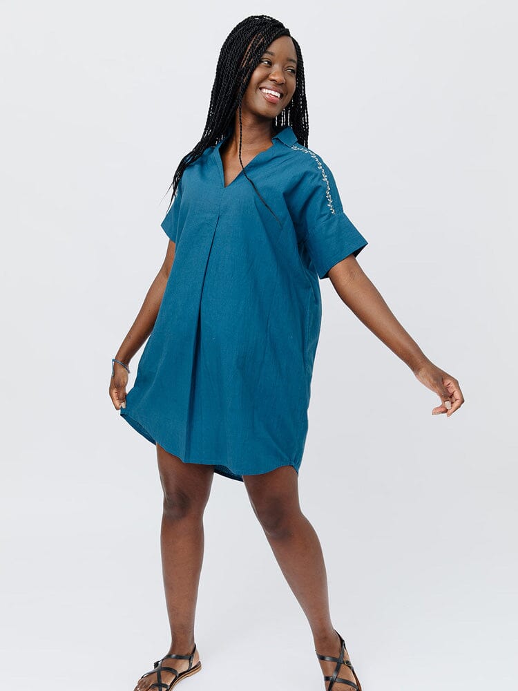 Chennai Mini Dress - Navy