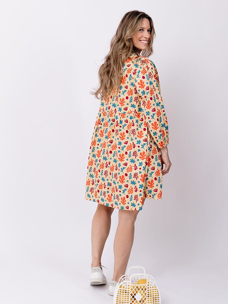 Sohla Mini Dress - Purple Collage