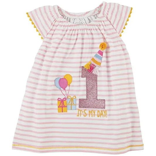 Mud Pie 1st Birthday Girl Tunic