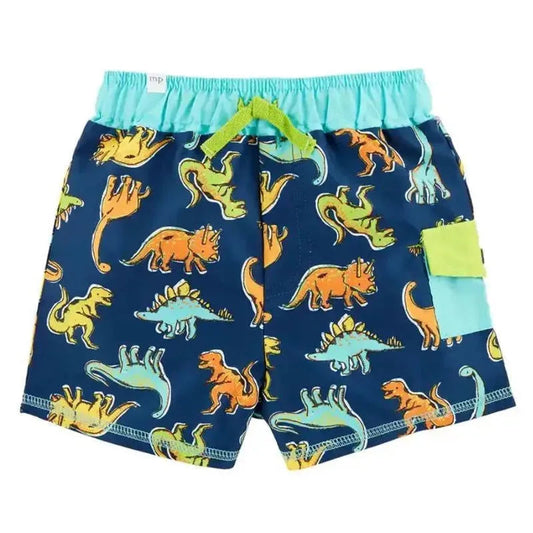 Mud Pie - Baby Boy Dino Swim Trunks