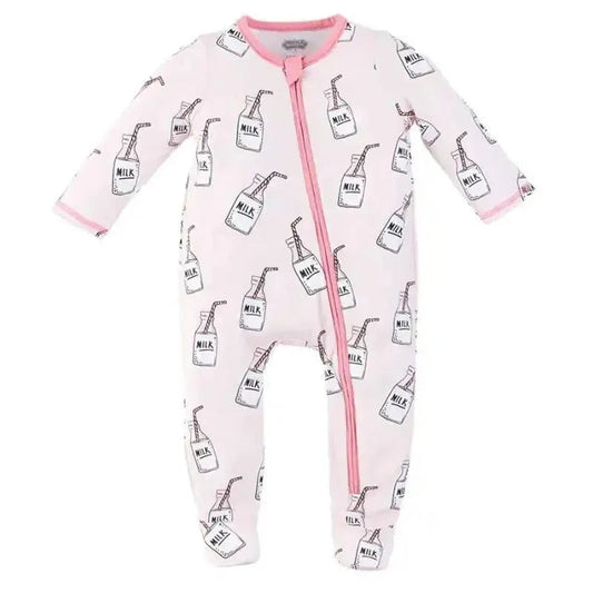 Mud Pie - Baby Girl Pink Milk Sleeper