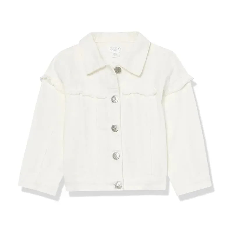 Mud Pie - Baby Girl White Denim Jacket