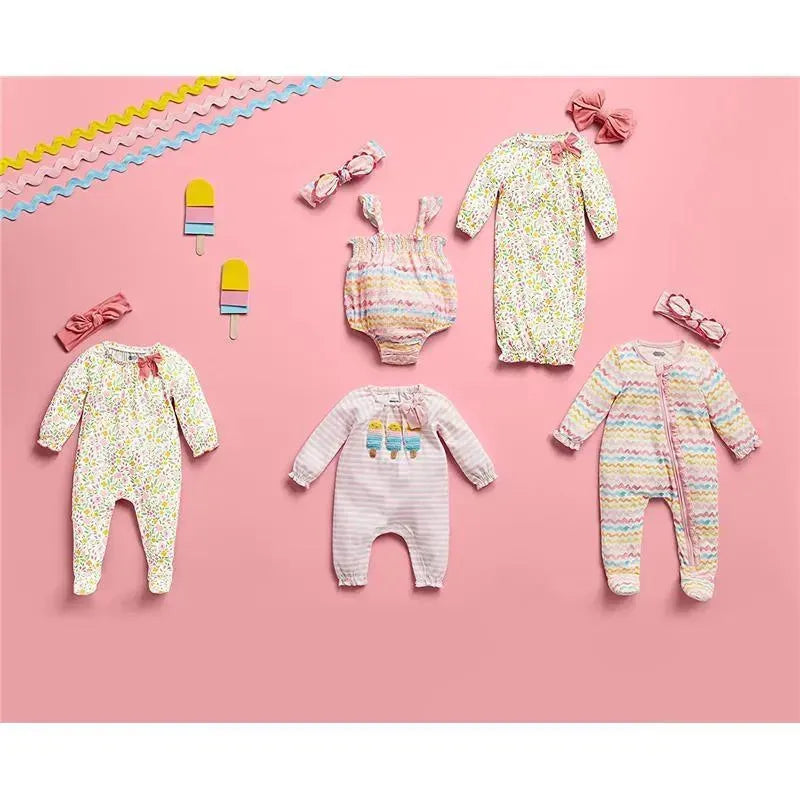 Mud Pie - Rainbow Ric-Rac Bubble & Headband Set