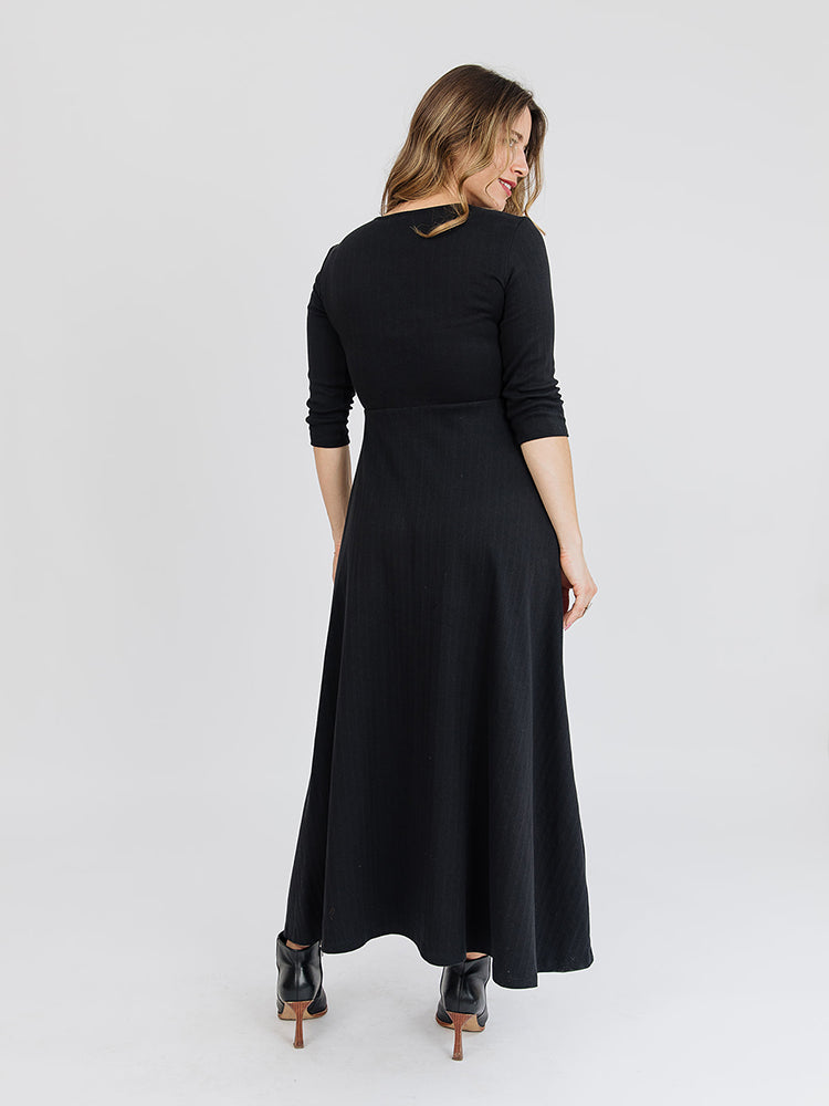 Mumbai Rib Knit Maxi Dress