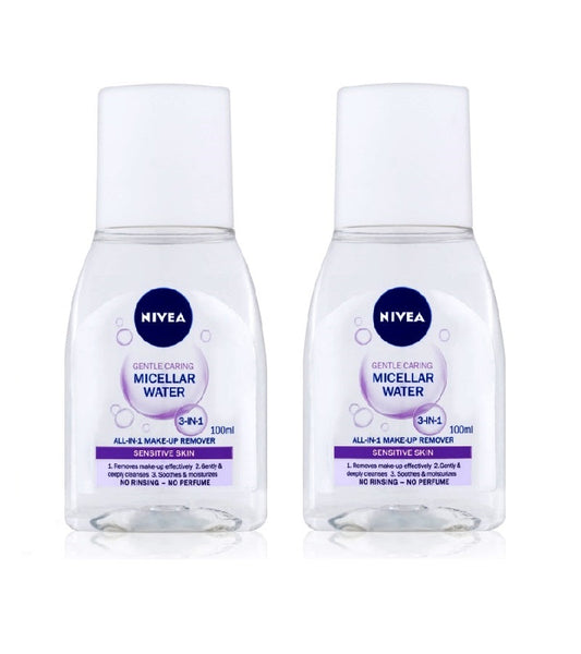 2xPack Nivea Gentle Caring Soothing Micellar Water 3in1 - 200 ml