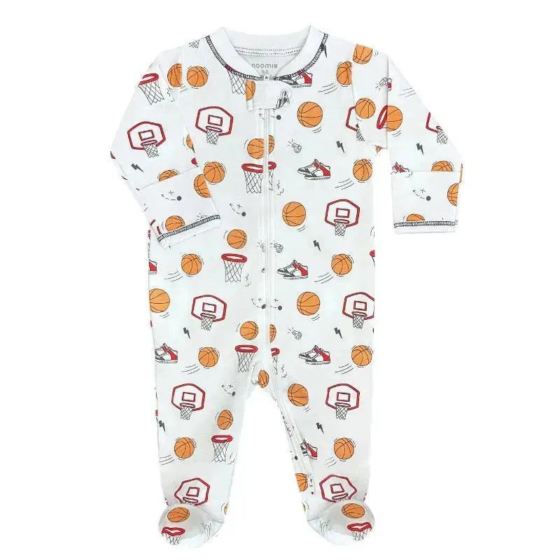Noomie - Baby Basketball Court Zipper Footie