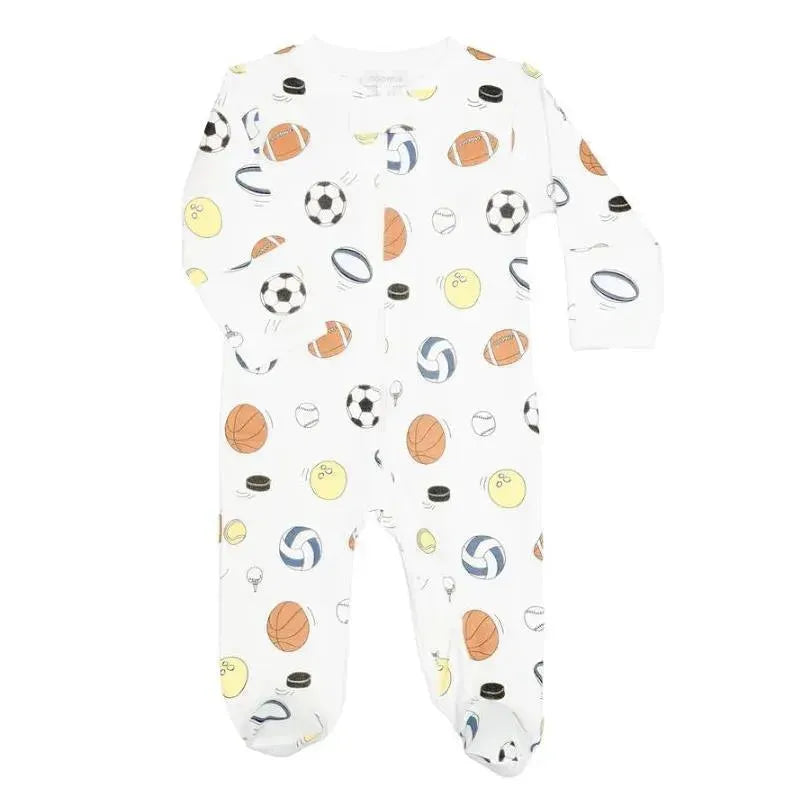 Noomie - Baby Boy Zipper Footie Sports
