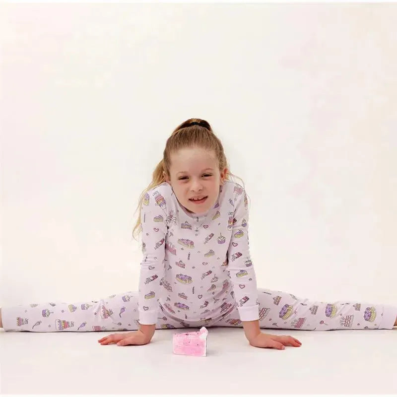 Noomie - Baby Girl Cake Shop Long Sleeve Pajama Set