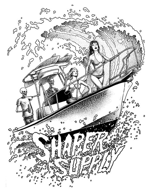 Out to Sea Tee - White