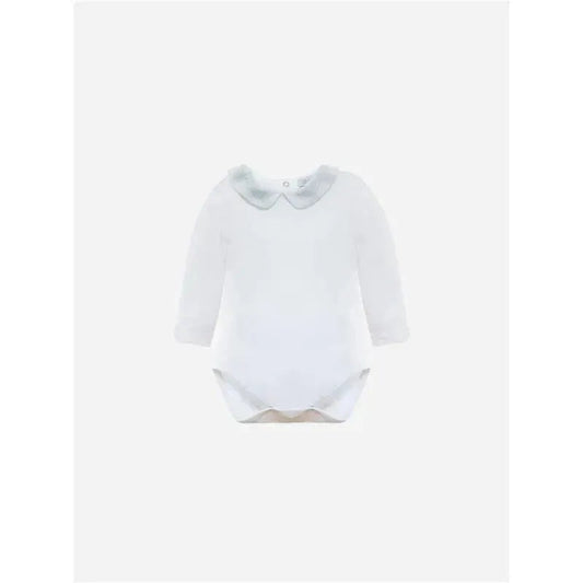 Patachou - Baby Boy White Jersey Body Knit