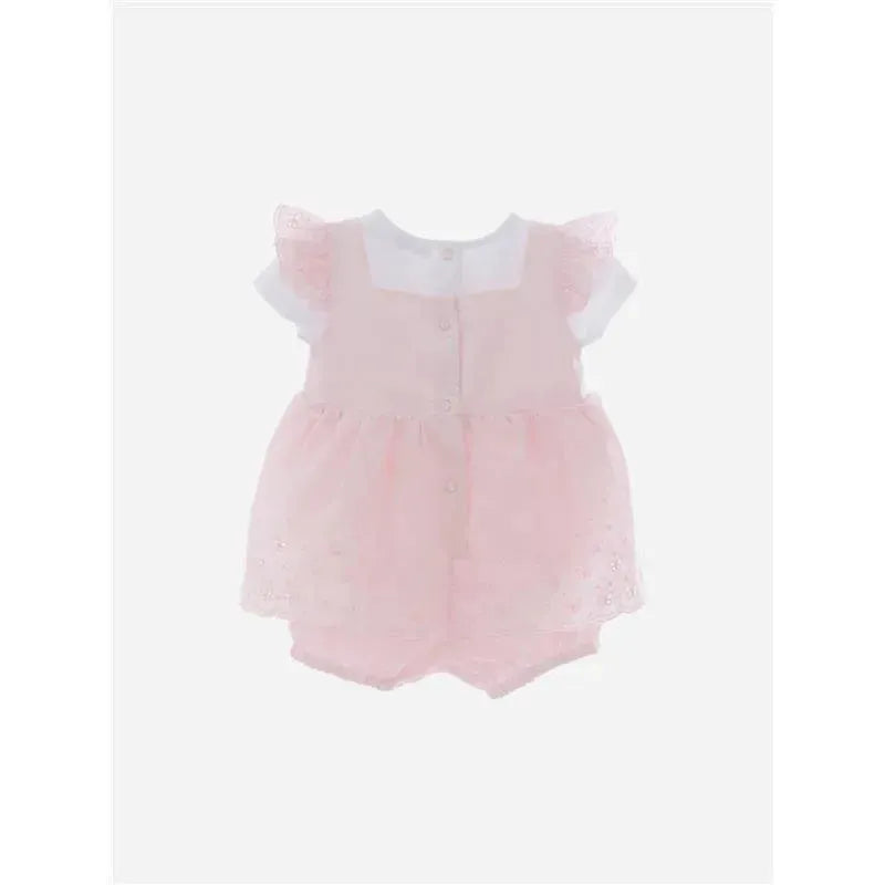 Patachou - Baby Girl Jersey Romper, Pink