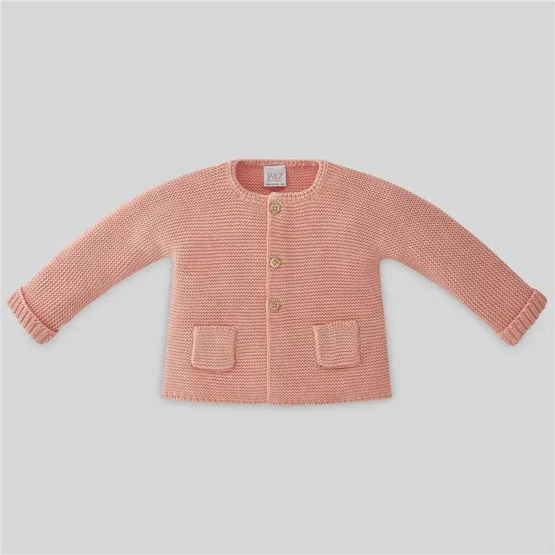 Paz Rodriguez - Baby Knit Cardigan Frutas, Tangerine