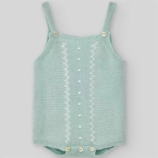 Paz Rodriguez - Baby Knit Newborn Body, Cream/Beige