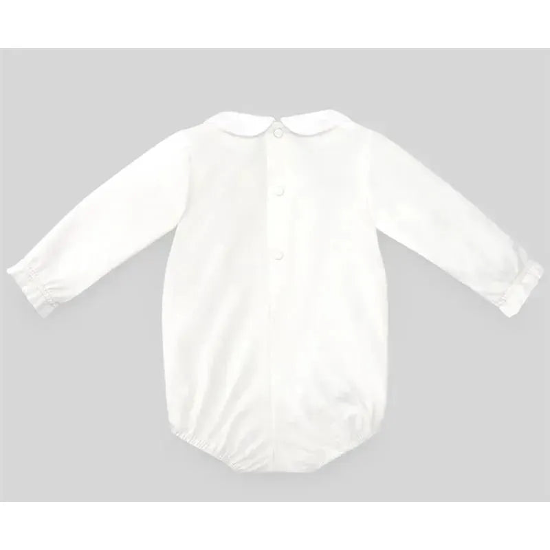 Paz Rodriguez - Baby Knit Newborn Body Teddy, Cream/Lead Blue