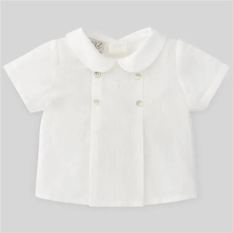 Paz Rodriguez - Baby Woven Blouse Neboa, Cream