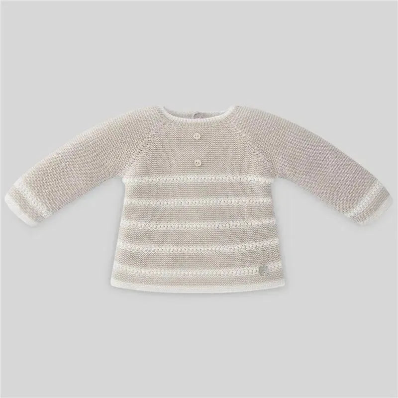 Paz Rodriguez - Take Me Home Set Knit Sweater & Leggings Luar, Linen/Cream