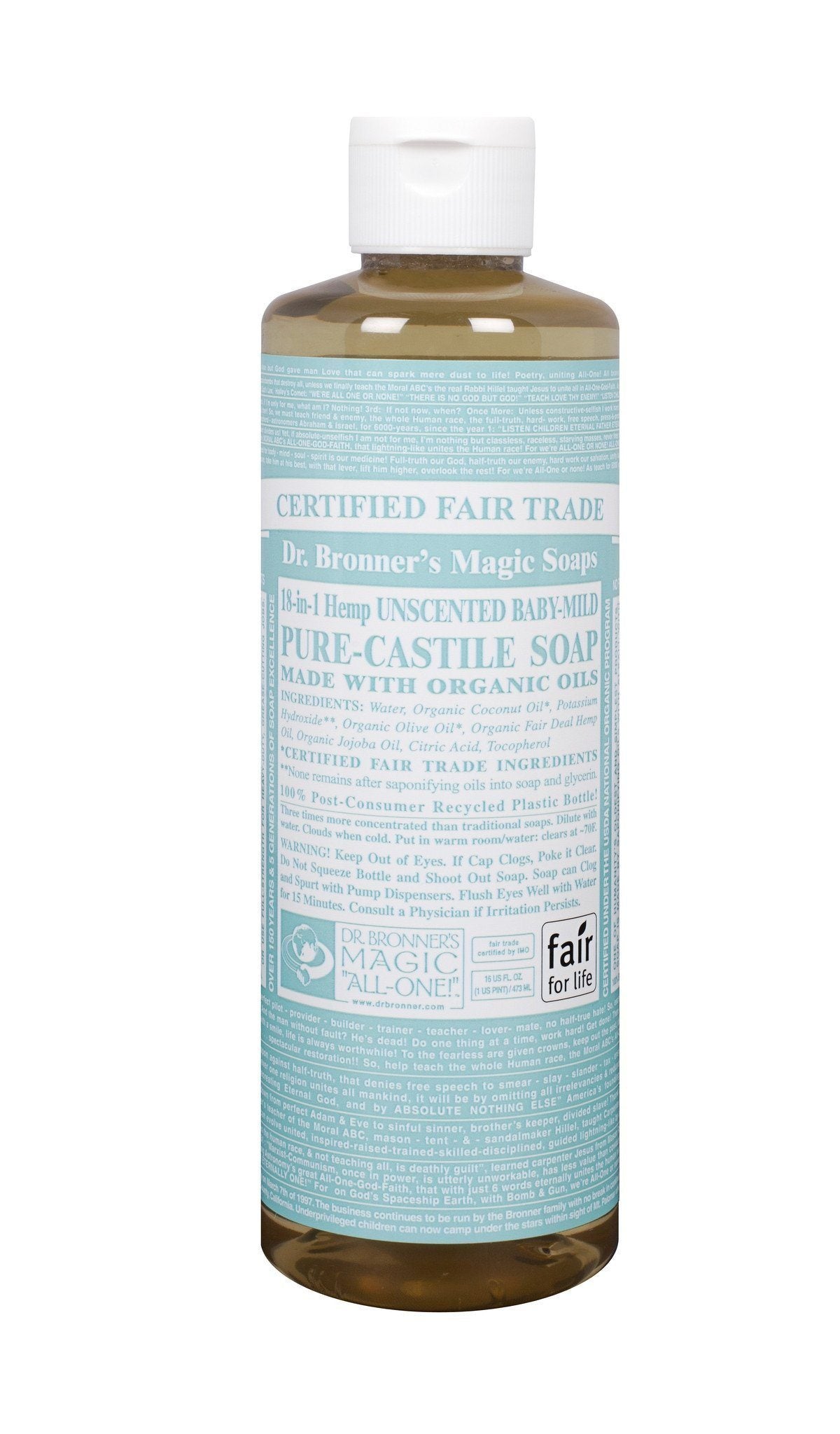 Dr. Bronner's - Organic Baby-Mild Castile Soap, 472g