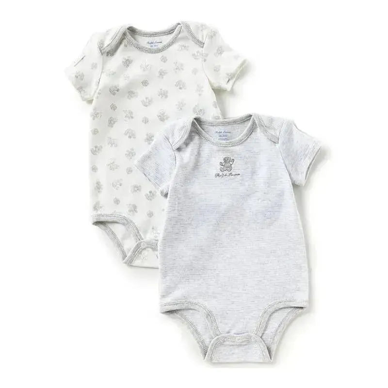 Polo Ralph Lauren Baby - 2Pk Cotton Bodysuit Set, Heather