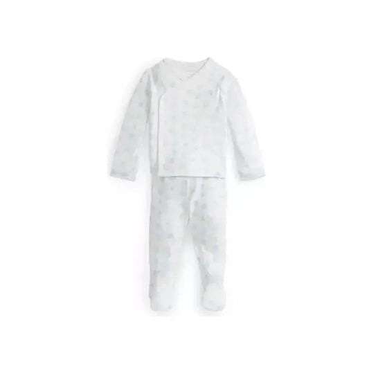 Polo Ralph Lauren Baby - Boy Long-Sleeve Organic Cotton Interlock Knit Pant Set, Blue