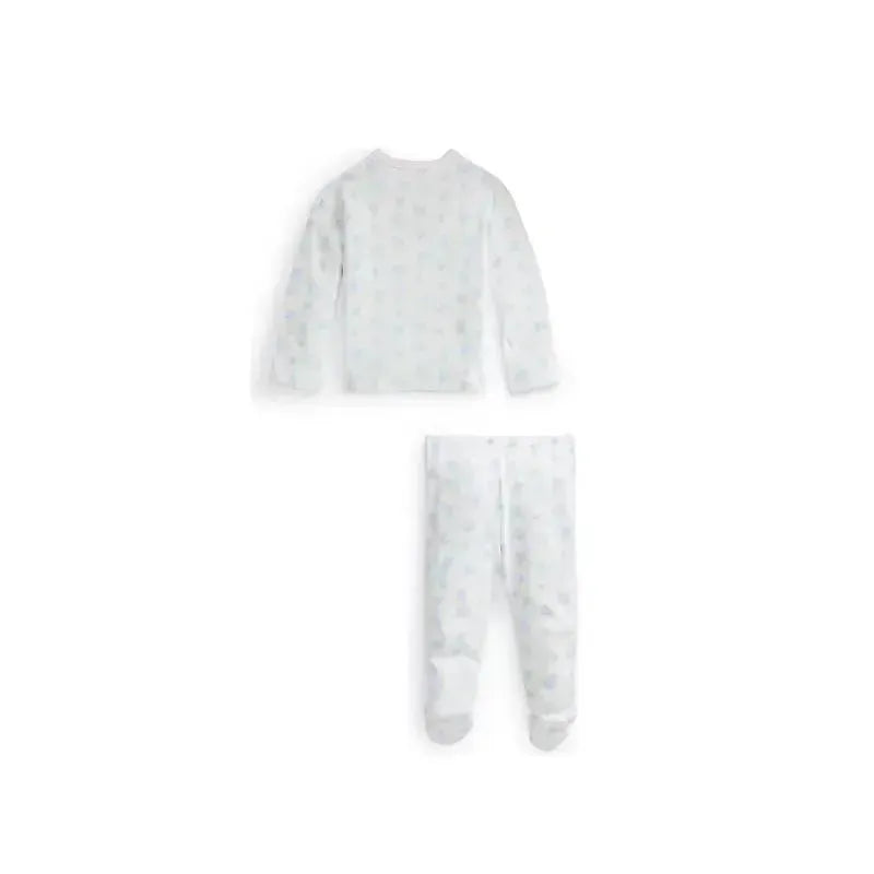 Polo Ralph Lauren Baby - Boy Long-Sleeve Organic Cotton Interlock Knit Pant Set, Grey
