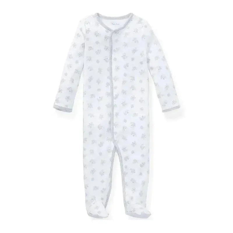 Polo Ralph Lauren Baby - Playtime Print Cotton Coverall, Paper White