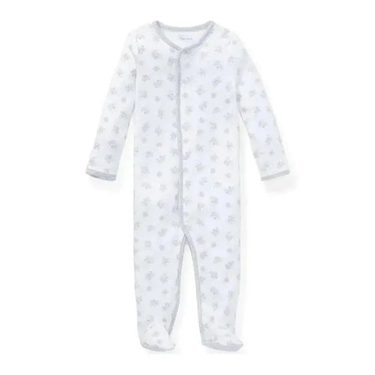 Polo Ralph Lauren Baby - Playtime Print Cotton Coverall, Paper White