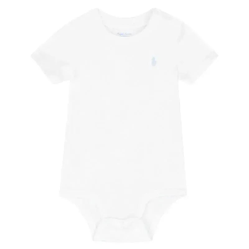 Polo Ralph Lauren Baby - Short Sleeve Jersey Knit T-Shirt Bodysuit, White