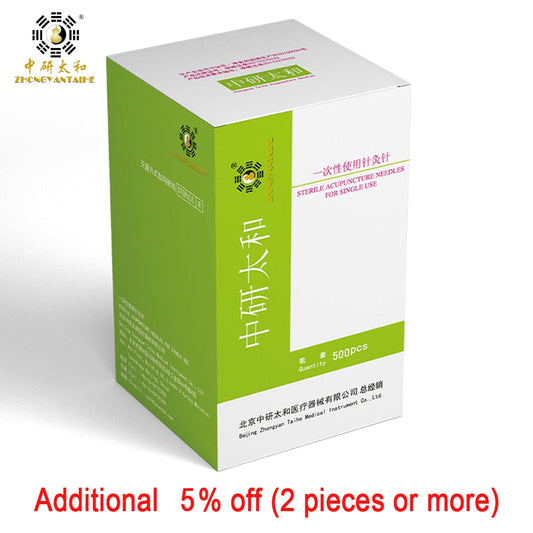 ZHONGYAN TAIHE 500 Pcs Acupuncture Needle with Tube Free Shipping ALL Size